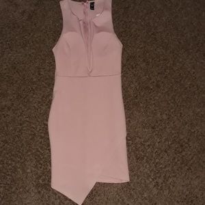 Blush Pink Midi Dress